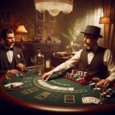 Antarmuka aplikasi kim369 menampilkan meja live-dealer blackjack dengan dealer profesional